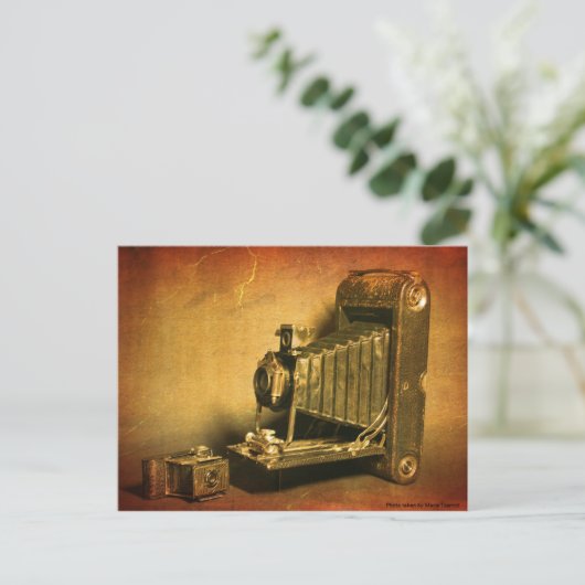 Goliath vs David Postkarte (Stehend Vorderseite)