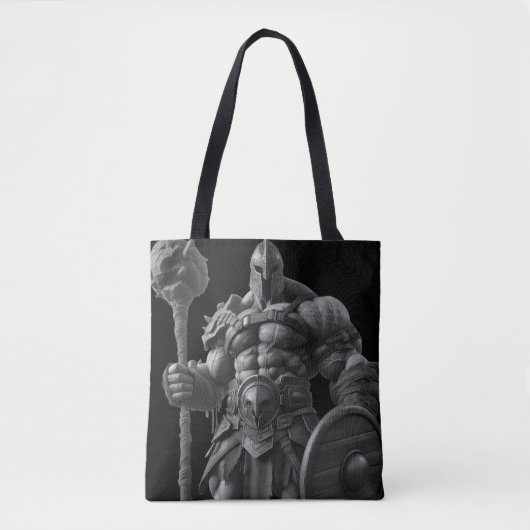 Goliath With a Spiked Club on a Reusable Tote Bag Tasche (Vorderseite)