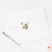 Goliathus orientalis runder aufkleber (Umschlag)