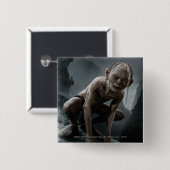 GOLLUM™ auf einem Felsen Button (Vorne & Hinten)
