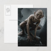 GOLLUM™ auf einem Felsen Postkarte (Vorne/Hinten)