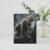 GOLLUM™ auf einem Felsen Postkarte (Stehend Vorderseite)
