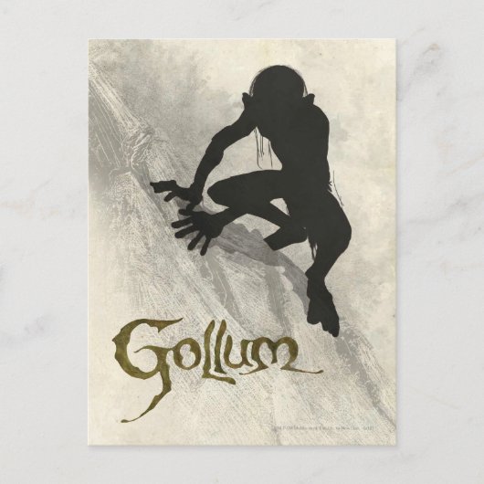 GOLLUM™ Concept Sketch Postkarte (Vorderseite)