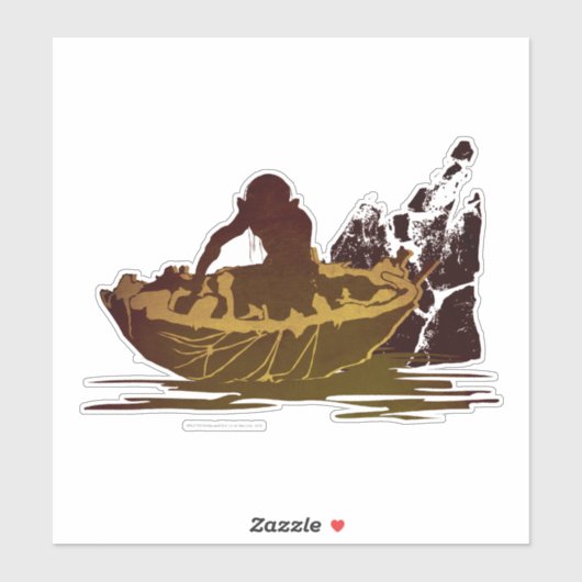 GOLLUM™ in einem Raft Aufkleber (Blatt)