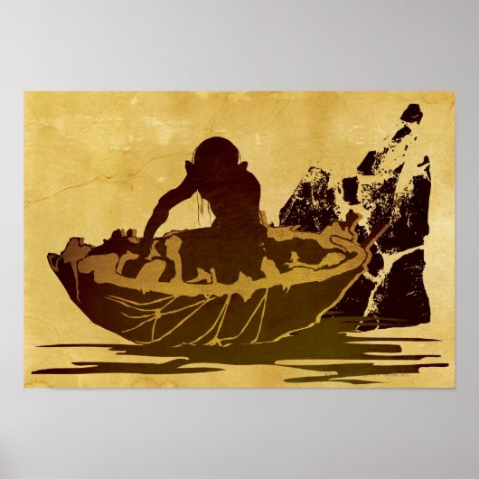 GOLLUM™ in einem Raft Poster (Vorne)