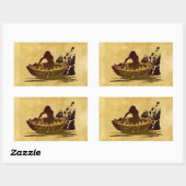 GOLLUM™ in einem Raft Rechteckiger Aufkleber (Blatt)