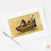 GOLLUM™ in einem Raft Rechteckiger Aufkleber (Umschlag)