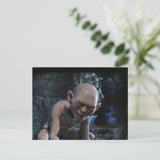 GOLLUM™ mit Lächeln Postkarte (Stehend Vorderseite)