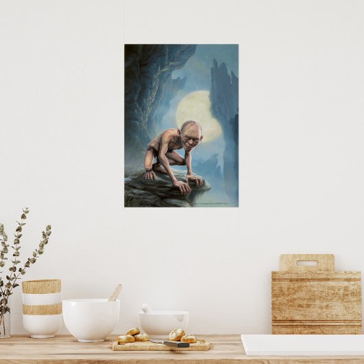 GOLLUM™ mit Mond Poster (Küche)