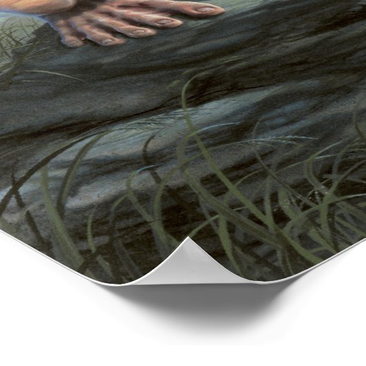 GOLLUM™ mit Mond Poster (Ecke)