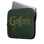 GOLLUM™ Name - Texturiert Laptopschutzhülle (Vorderseite Links)