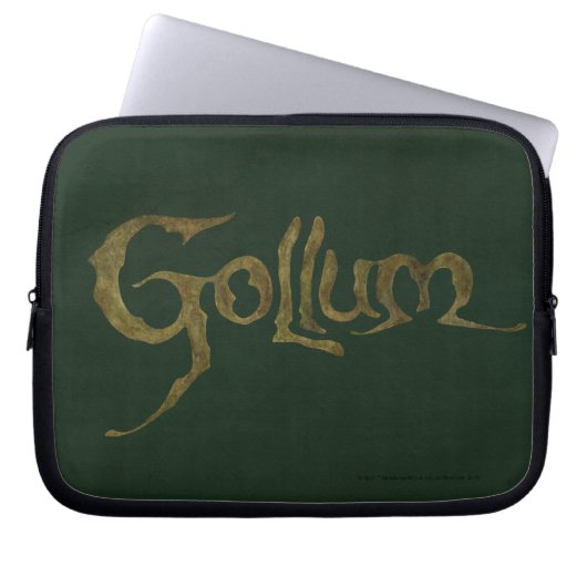 GOLLUM™ Name - Texturiert Laptopschutzhülle (Vorderseite)