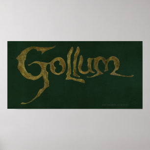 GOLLUM™ Name - Texturiert Poster