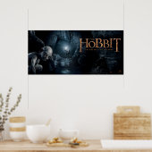 GOLLUM™ und BILBO BAGGINS™ Poster (Küche)