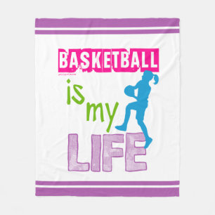 Golly Mädchen - Basketball ist mein Leben Fleecedecke