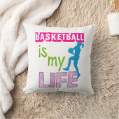 Golly Mädchen - Basketball ist mein Leben Kissen (Decke)