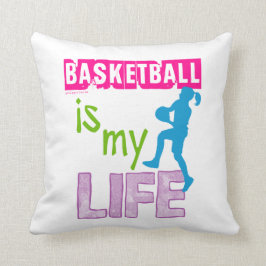 Golly Mädchen - Basketball ist mein Leben Kissen