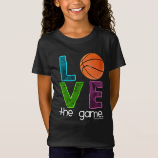 Golly Mädchen: Basketball - Liebe das Spiel T-Shirt