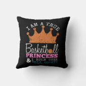 Golly Mädchen: Basketball-Prinzessin Rule This Kissen (Rückseite)