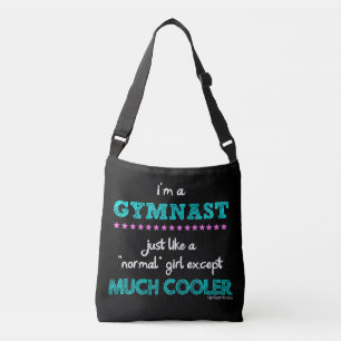 Golly Mädchen - ich bin ein Gymnast Tragetaschen Mit Langen Trägern