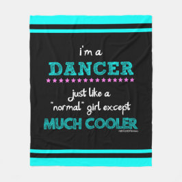 Golly Mädchen - ich bin ein Tänzer Fleecedecke