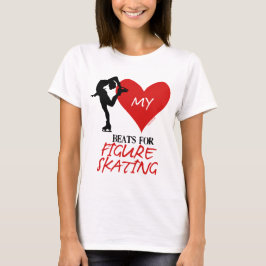 Golly Mädchen - meine Herz-Schläge für Zahl Skaten T-Shirt