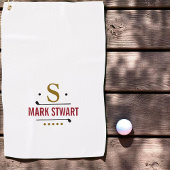 Golplayer Monogram Golfhandtuch