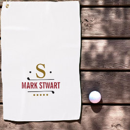 Golplayer Monogram Golfhandtuch