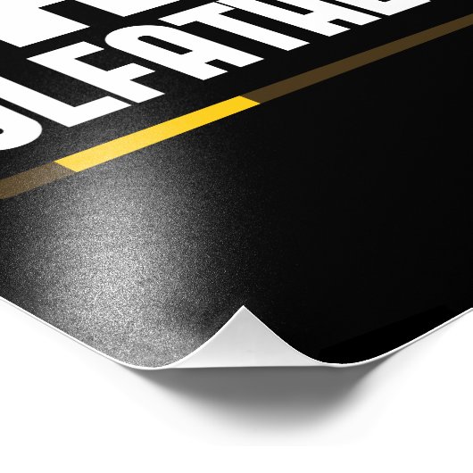 Golvater Funny Golf Lover Vater Gabe Golfer Fotodruck (Ecke)