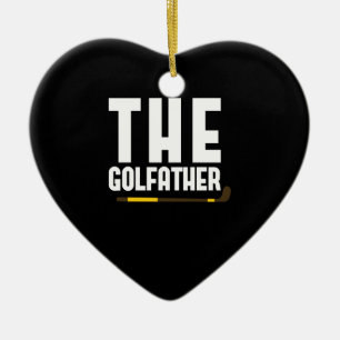 Golvater Funny Golf Lover Vater Gabe Golfer Keramik Ornament