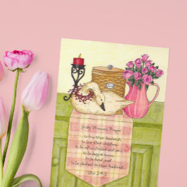 Goly Woman's Gebet Inspiration Postkarte