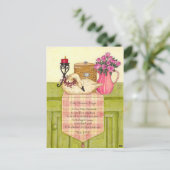 Goly Woman's Gebet Inspiration Postkarte (Stehend Vorderseite)