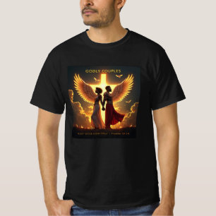 Golyaufstieg - Schwarzes Paar (Sprichwörter 24:16) T-Shirt