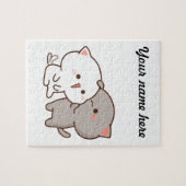 Goma Küssen Pfirsichpuzzle Puzzle (Horizontal)