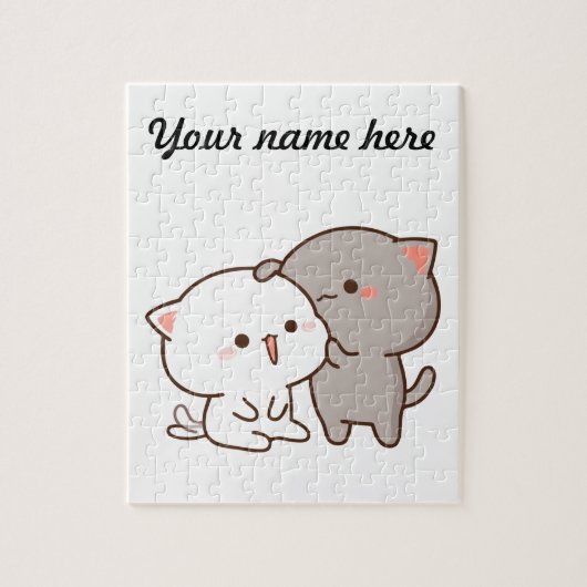 Goma Küssen Pfirsichpuzzle Puzzle (Vertikal)