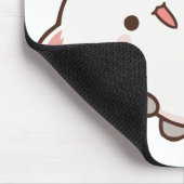 Goma Peach Loves Peach Mouse Pads Mousepad (Ecke)