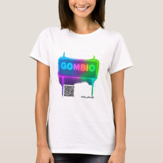 Gombio Neon QR Code Travel Souvenir T - Shirt