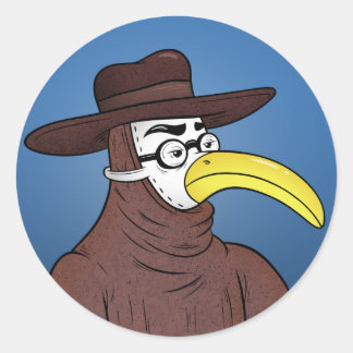 GomerBlog Runder Aufkleber