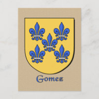 Gomez Familie Heraldic Shield