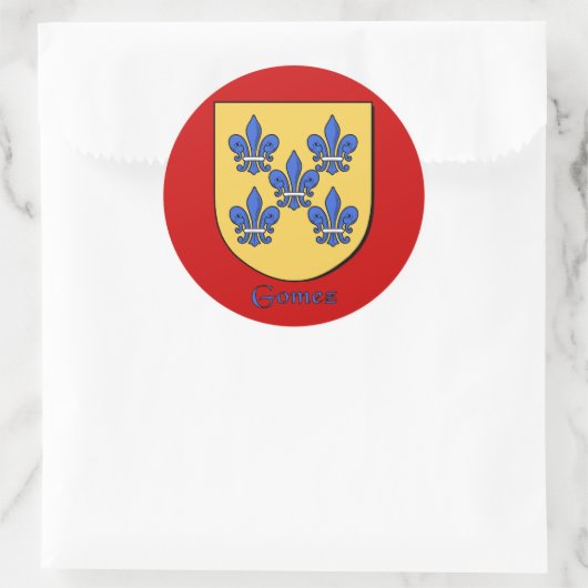 Gomez Familie Schild Aufkleber (Tasche)