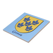 Gomez Familienschild Fliese (Seite)
