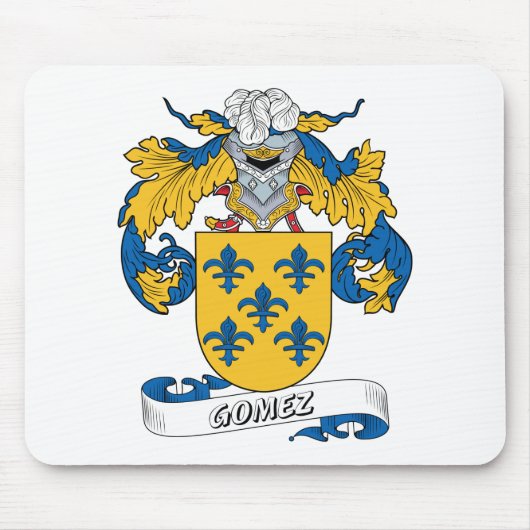 Gómez-Familienwappen Mousepad (Vorne)