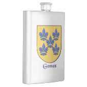 Gomez Heraldic Shield Flachmann (Rechts)