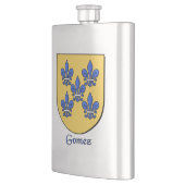 Gomez Heraldic Shield Flachmann (Links)