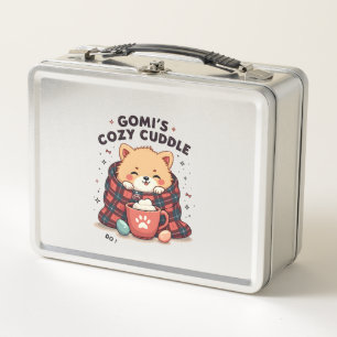 Gomis Cozy Cuddle Vintage Hunde-Decke Design Stör  Metall Brotdose
