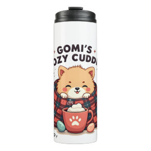 Gomis Cozy Cuddle Vintage Hundedecken-Design Störe Thermosbecher
