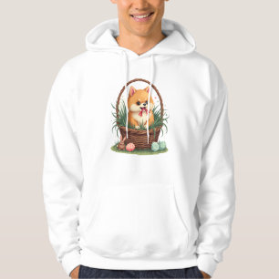Gomis Osterchaos Vintage Süßer Osterhund Vektor  Hoodie