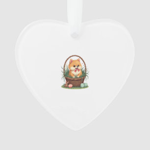 Gomis Osterchaos Vintage Süßer Osterhund Vektor  Ornament