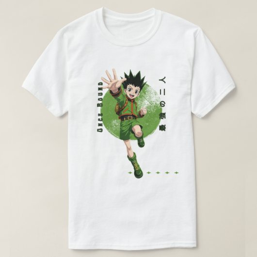 Gon Freecss Hunter x Hunter Anime T-Shirt (Design vorne)
