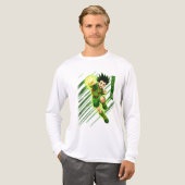 Gon Freecss Jajanken Power Anime Tri-Blend Shirt (Vorderseite komplett)